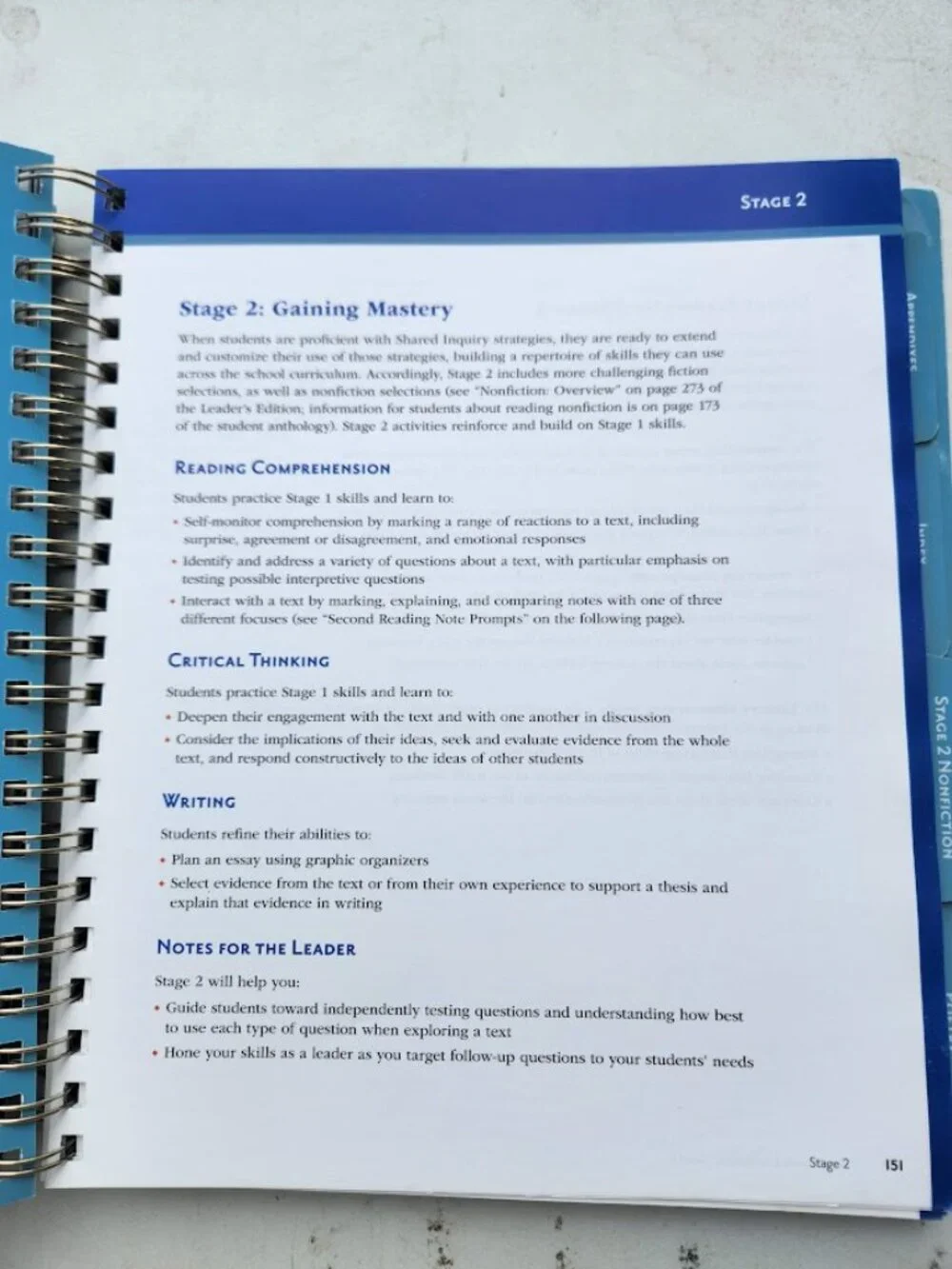 Great Books Roundtable Leader's Edition Level 1 California Teacher Edition Book